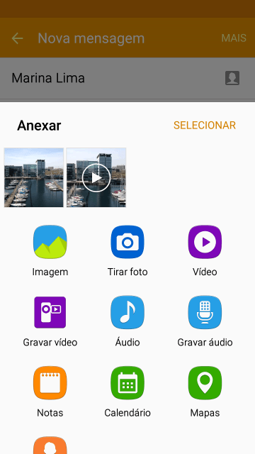 Pressione Imagem, e navegue até a pasta desejada. Pressione Imagem, e navegue até a pasta desejada.