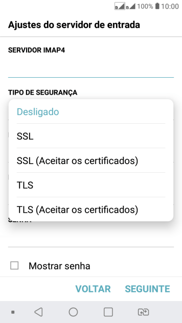 Pressione Desligado para desativar a função. Pressione Desligado para desativar a função.