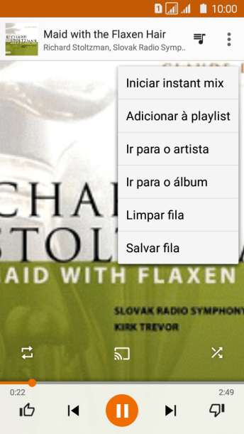 Pressione Adicionar à playlist. Pressione Adicionar à playlist.
