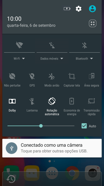 Pressione o ícone de configurações. Pressione o ícone de configurações.
