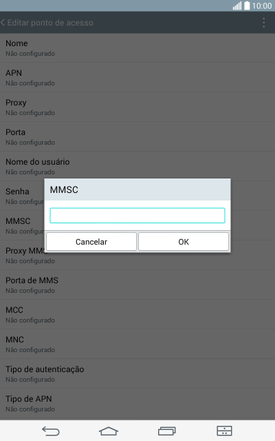 Digite http://mms.tim.br e pressione OK. Digite http://mms.tim.br e pressione OK.