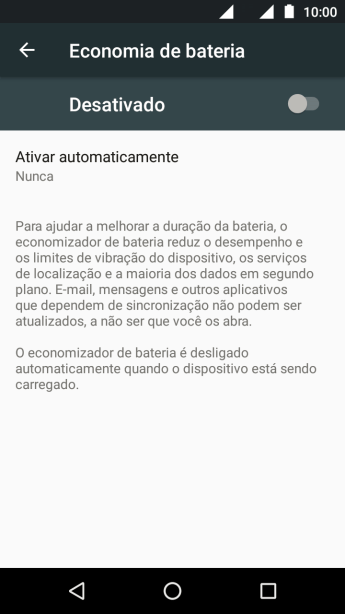 Pressione o indicador para ativar a função. Pressione o indicador para ativar a função.