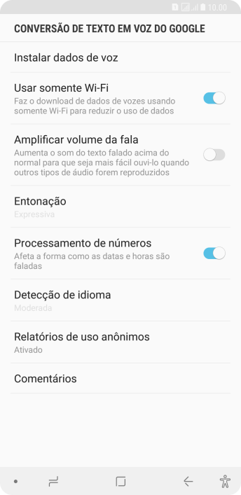 Pressione a tecla de início para finalizar e voltar à tela inicial. Pressione a tecla de início para finalizar e voltar à tela inicial.