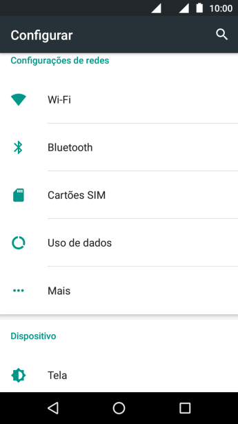 Pressione Uso de dados. Pressione Uso de dados.