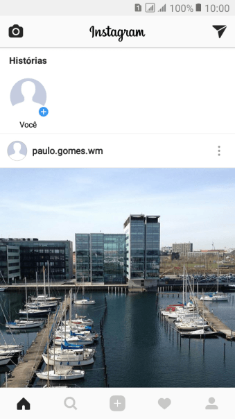 Pressione o ícone de busca. Pressione o ícone de busca.
