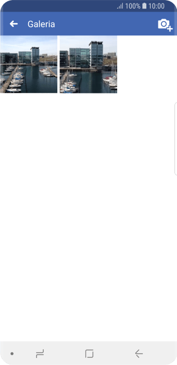 Pressione a foto ou o vídeo desejado. Pressione a foto ou o vídeo desejado.
