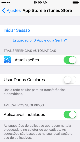 Pressione Iniciar Sessão. Pressione Iniciar Sessão.