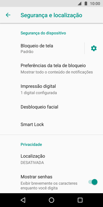 Pressione Bloqueio de tela, e insira o código de bloqueio extra que você criou anteriormente. Pressione Bloqueio de tela, e insira o código de bloqueio extra que você criou anteriormente.