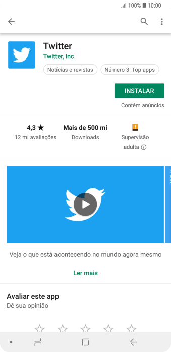 Pressione INSTALAR, e siga as indicações da tela para instalar o app. Pressione INSTALAR, e siga as indicações da tela para instalar o app.