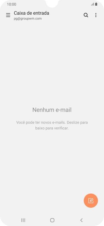 Deslize para a direita a partir do lado esquerdo da tela. Deslize para a direita a partir do lado esquerdo da tela.