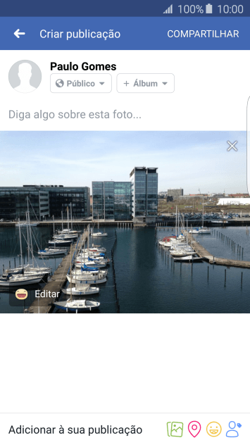 Pressione o campo de escrever, e digite o texto desejado. Pressione o campo de escrever, e digite o texto desejado.