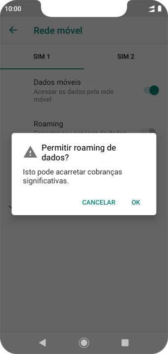 Se você quiser ativar a função, deve pressionar OK. Se você quiser ativar a função, deve pressionar OK.