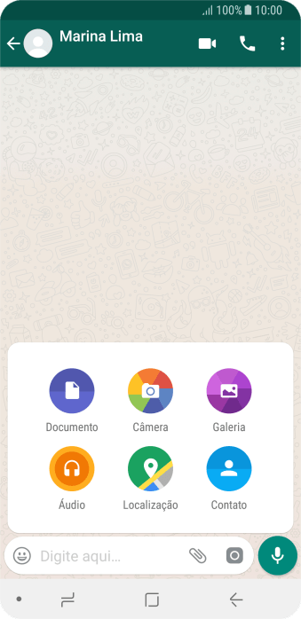 Pressione Galeria, e navegue até a foto ou vídeo desejado. Pressione Galeria, e navegue até a foto ou vídeo desejado.