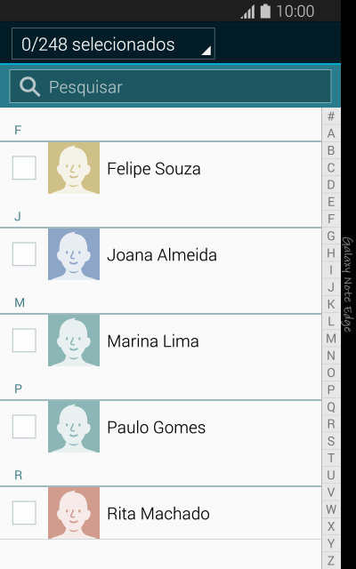 Pressione a lista suspensa acima na tela. Pressione a lista suspensa acima na tela.