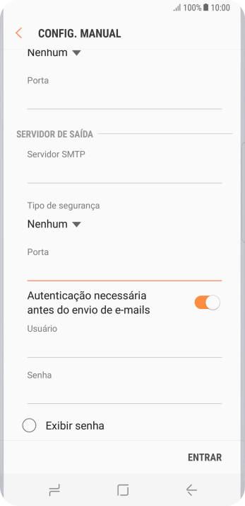 Pressione o indicador ao lado de Pressione o indicador ao lado de