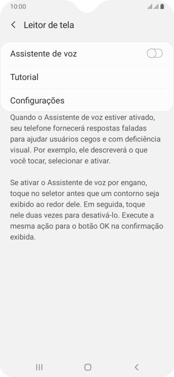 Pressione Configurações. Pressione Configurações.