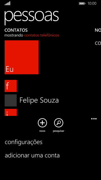 Pressione configurações. Pressione configurações.