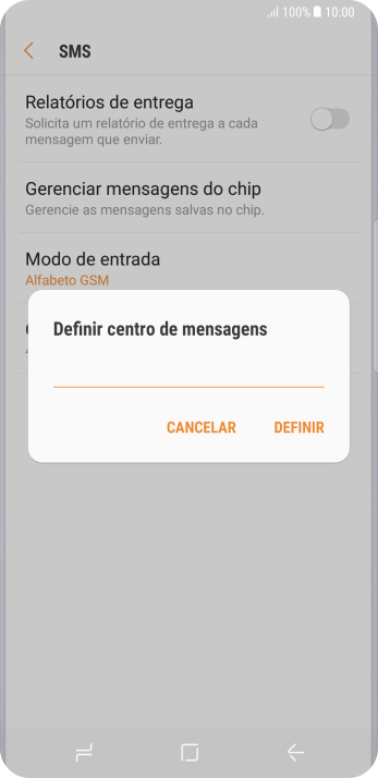 Se você é cliente TIM com DDD 11, 12, 13, 14, 15, 16, 17, 18 ou 19, deve inserir +551181138200 e pressionar DEFINIR. Se você é cliente TIM com DDD 11, 12, 13, 14, 15, 16, 17, 18 ou 19, deve inserir +551181138200 e pressionar DEFINIR.