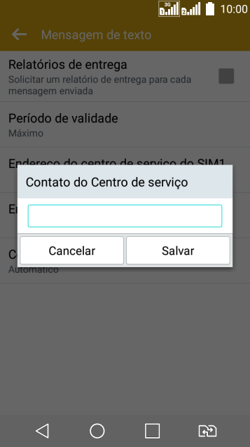 Se você é cliente TIM com DDD 11, 12, 13, 14, 15, 16, 17, 18 ou 19, deve inserir +551181138200 e pressionar Salvar. Se você é cliente TIM com DDD 11, 12, 13, 14, 15, 16, 17, 18 ou 19, deve inserir +551181138200 e pressionar Salvar.