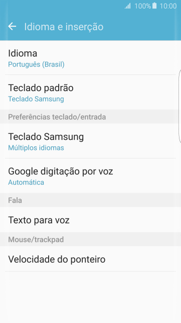 Pressione Teclado Samsung. Pressione Teclado Samsung.