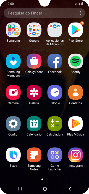 Pressione Samsung. Pressione Samsung.