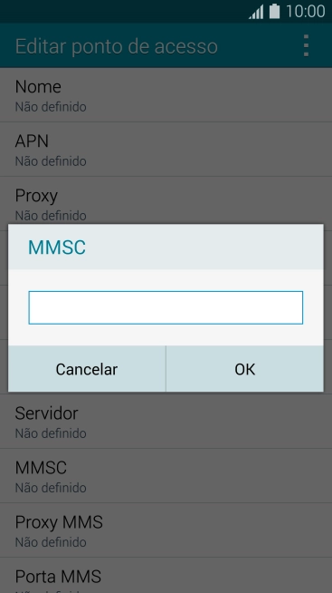 Digite http://mms.tim.br e pressione OK. Digite http://mms.tim.br e pressione OK.