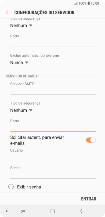 Pressione o indicador ao lado de Pressione o indicador ao lado de