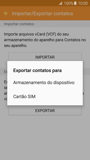 Pressione Cartão SIM. Pressione Cartão SIM.