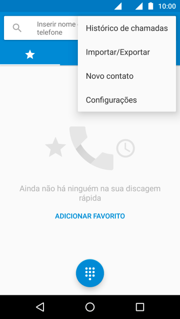 Pressione Configurações. Pressione Configurações.