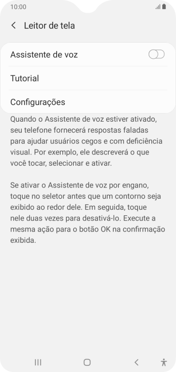 Pressione Configurações. Pressione Configurações.