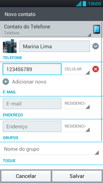Pressione a lista suspensa ao lado do número de telefone. Pressione a lista suspensa ao lado do número de telefone.
