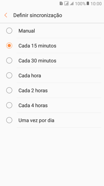 Pressione a configuração desejada. Pressione a configuração desejada.