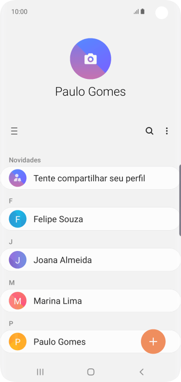 Deslize para a direita a partir do lado esquerdo da tela. Deslize para a direita a partir do lado esquerdo da tela.