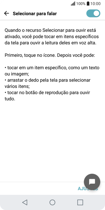 Pressione a tecla de voltar. Pressione a tecla de voltar.
