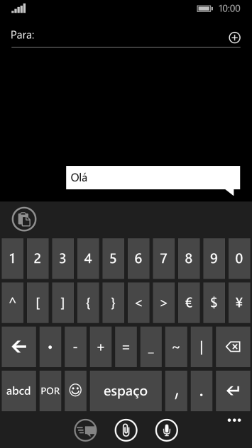 Pressione abcd para retornar ao teclado de letras. Pressione abcd para retornar ao teclado de letras.