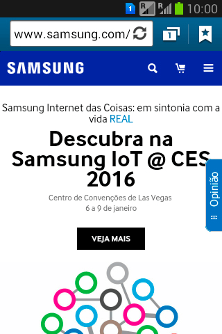 Pressione a barra de endereço. Pressione a barra de endereço.
