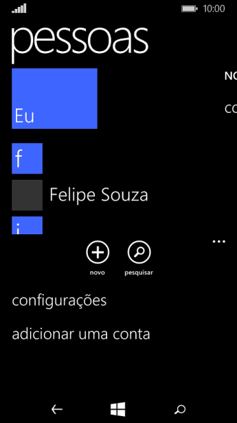 Pressione configurações. Pressione configurações.