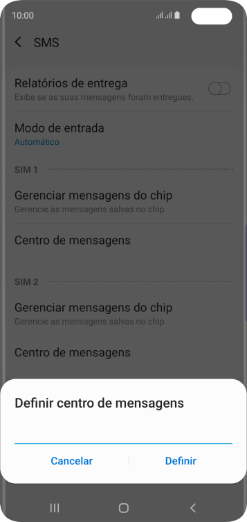 Se você é cliente TIM com DDD 11, 12, 13, 14, 15, 16, 17, 18 ou 19, deve inserir +551181138200 e pressionar Definir. Se você é cliente TIM com DDD 11, 12, 13, 14, 15, 16, 17, 18 ou 19, deve inserir +551181138200 e pressionar Definir.