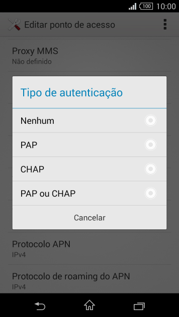 Pressione PAP ou CHAP. Pressione PAP ou CHAP.