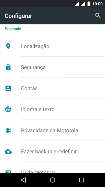 Pressione Localização. Pressione Localização.