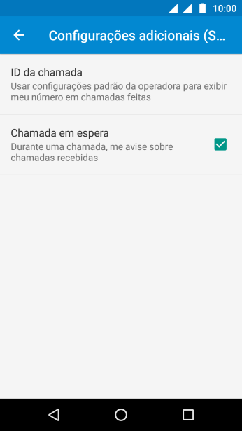Pressione ID da chamada. Pressione ID da chamada.