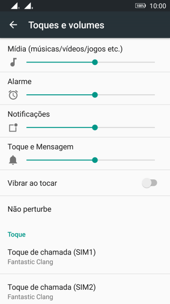 Pressione Toque de chamada ‹SIM1›. Pressione Toque de chamada ‹SIM1›.