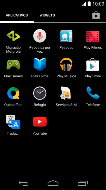 Pressione Play Store. Pressione Play Store.