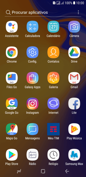 Pressione Play Store. Pressione Play Store.