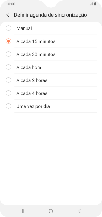 Pressione a configuração desejada. Pressione a configuração desejada.