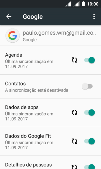 Pressione o indicador ao lado de Pressione o indicador ao lado de