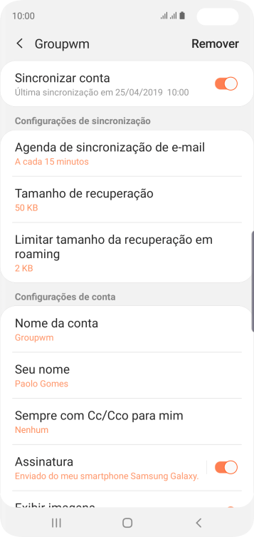 Pressione o indicador ao lado de Pressione o indicador ao lado de