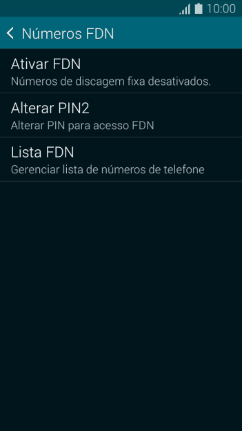 Pressione Lista FDN. Pressione Lista FDN.