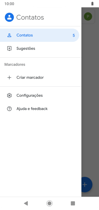 Pressione Configurações. Pressione Configurações.