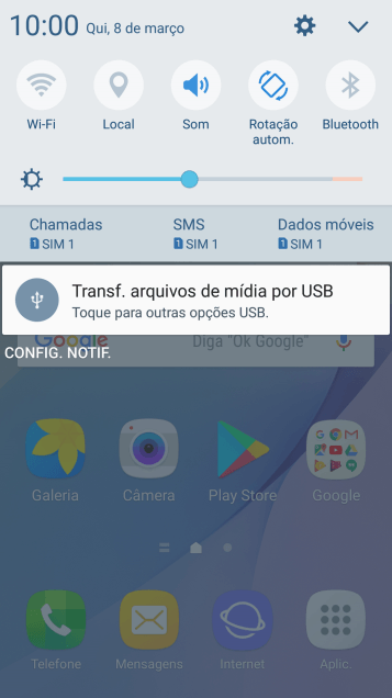 Pressione o ícone de conexões. Pressione o ícone de conexões.